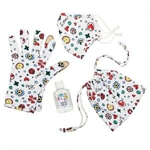 Brighton Tom Clancy Love Sparkle Set Mask Sanitizer Gloves Bag NWT
